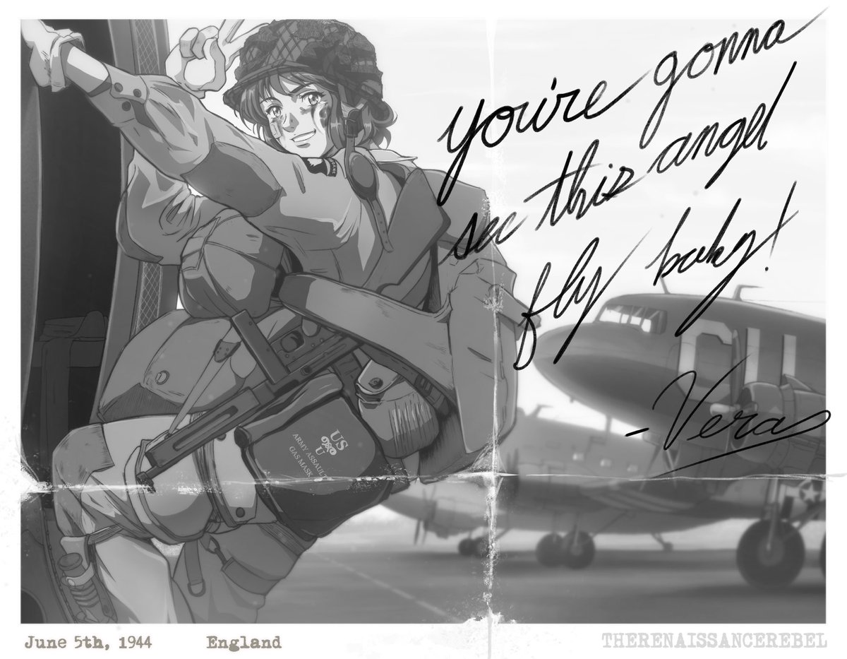 TheRenRebel's tweet photo. “I may not have wings, but you’re gonna see this angel fly baby!”

Happy Victory in Europe day 🇺🇸 https://t.co/cWIxBFWzVa