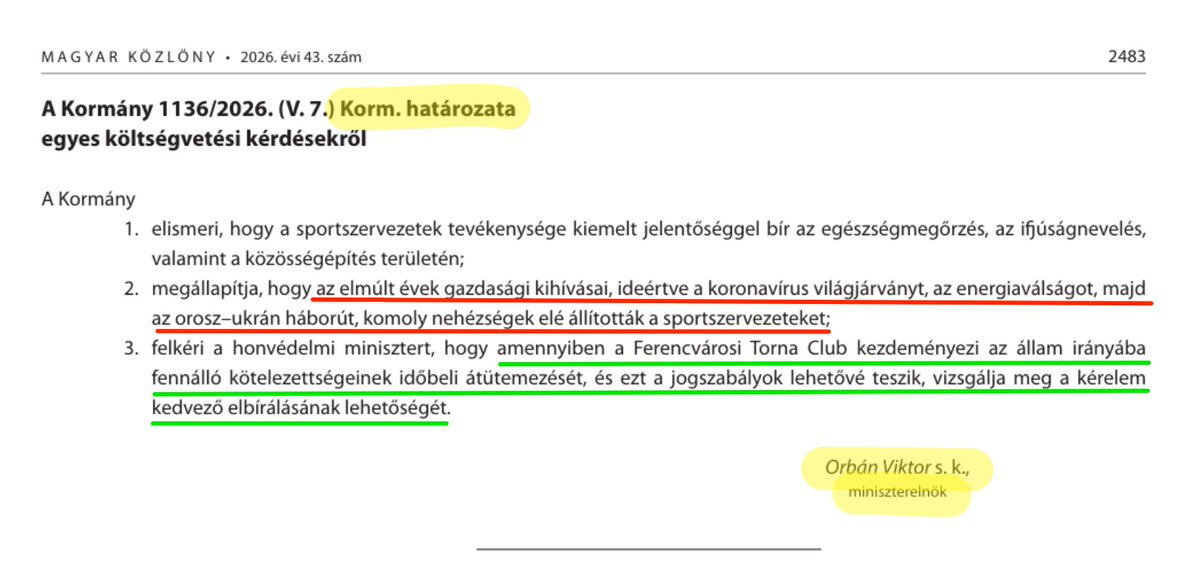 cikoria's tweet photo. A NER utolsó döntéseinek egyike talán nem is lehetne tökéletesebb, mint a Fradi és az adófizetés viszonyának elmosására tett kísérlet. https://t.co/xYFlzphehd