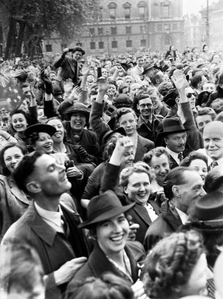 VE Day, 81 years ago today. 
God bless them. 
#veday
