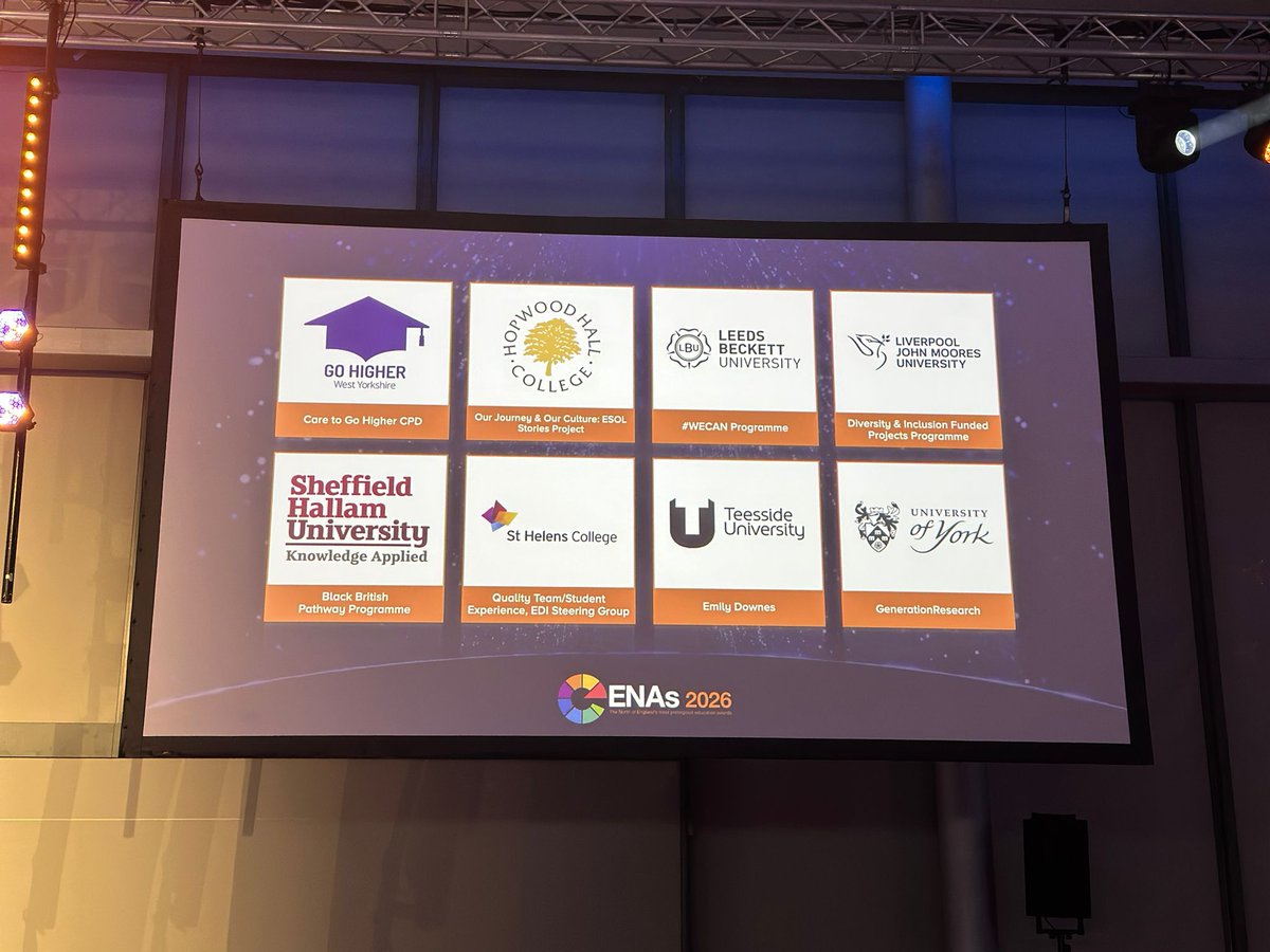 GoHigherWY's tweet photo. Proud night for Go Higher West Yorkshire at the Education North Awards.

Our Care to Go Higher programme was shortlisted, and we dedicate the nomination to the care-experienced young people we work with, and to the wonderful people supporting them. We also thank all GHWY's member institutions for demonstrating their strong civic missions in ensuring we can continue to offer this extremely worthwhile CPD programme.

Congratulations to @leedsbeckett and Professor Lebene Soga on winning our category with the excellent #WECAN programme, a brilliant piece of work, and richly deserved.

Thank you to @UniversityLeeds for backing our nomination and inviting us to the ceremony.

Great to see so many GHWY partners recognised across the evening. Both winners and shortlisted nominees. A strong showing for West Yorkshire.

#EducationNorthAwards #WideningParticipation #CareExperienced
