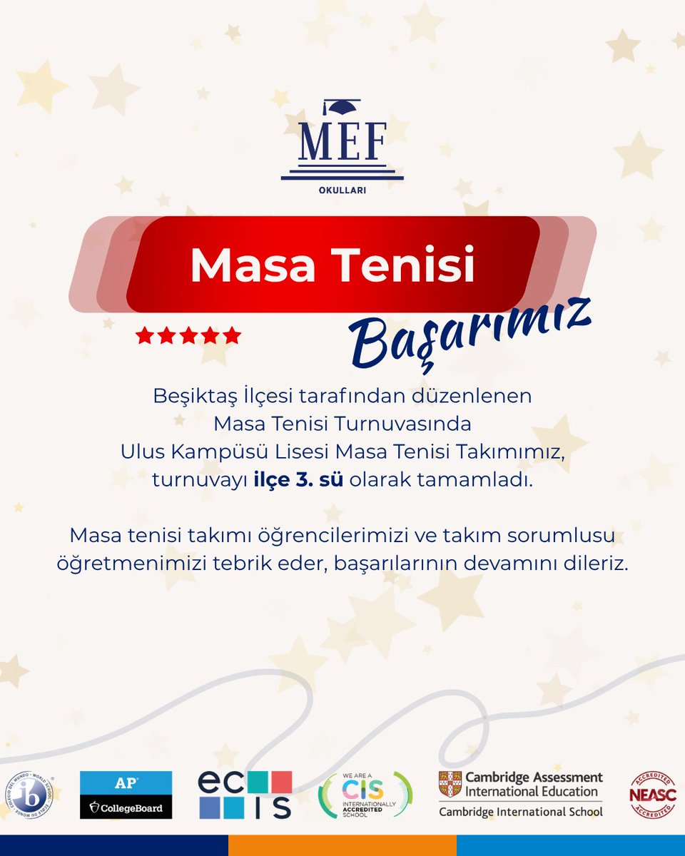 MEF Okulları tweet media
