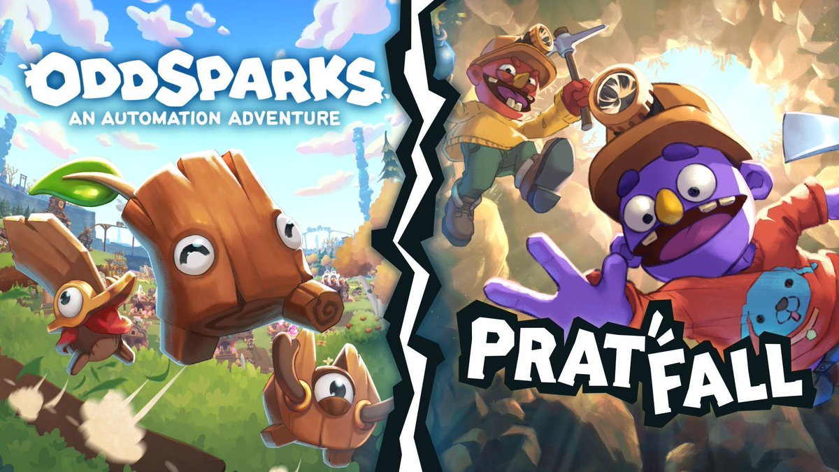 handy_games's tweet photo. What happens when old friends team up? You get a deal you can’t miss! 

We’ve partnered with @quadheadgames to bring you the Oddsparks + Pratfall Bundle to Steam. The brilliant minds behind Pratfall were originally part of Massive Miniteam, who helped bring Oddsparks to life. We couldn’t be happier to support our friends in their new venture! 

Get the Bundle here:
https://t.co/moLqCiFUmc 

#automation #physics #bundle #coop