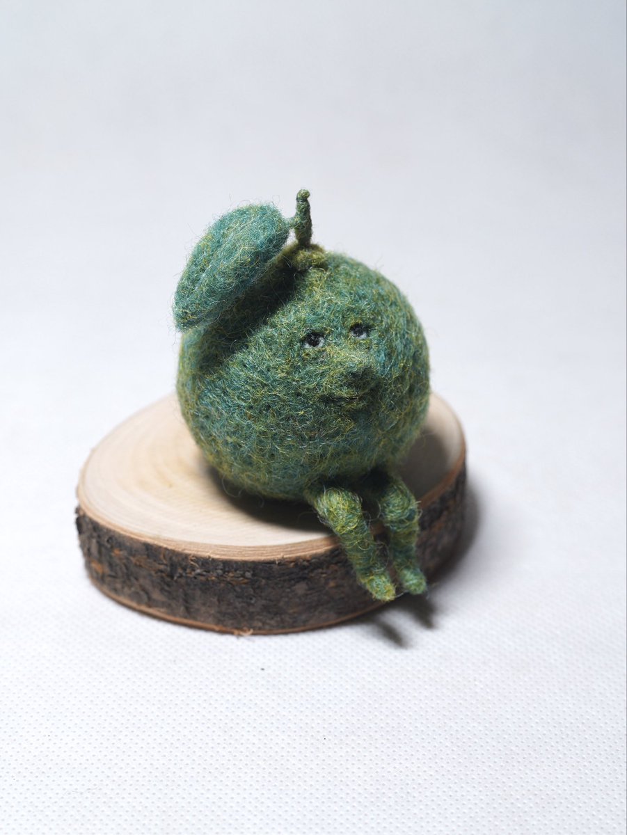 シークワーサー」 #羊毛フェルト