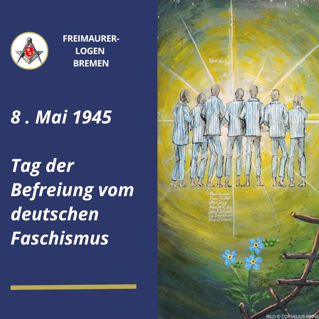 FreimaurerHB's tweet photo. 🕊️ Der 8. Mai erinnert an Befreiung, Verantwortung und Menschlichkeit. Die im KZ Esterwegen gegründete Loge „Liberté Chérie“ steht bis heute für Humanität und Würde selbst unter unmenschlichsten Bedingungen.

#Freimaurer #TagDerBefreiung #NieWieder #LibertéChérie https://t.co/NMdOybwmmF