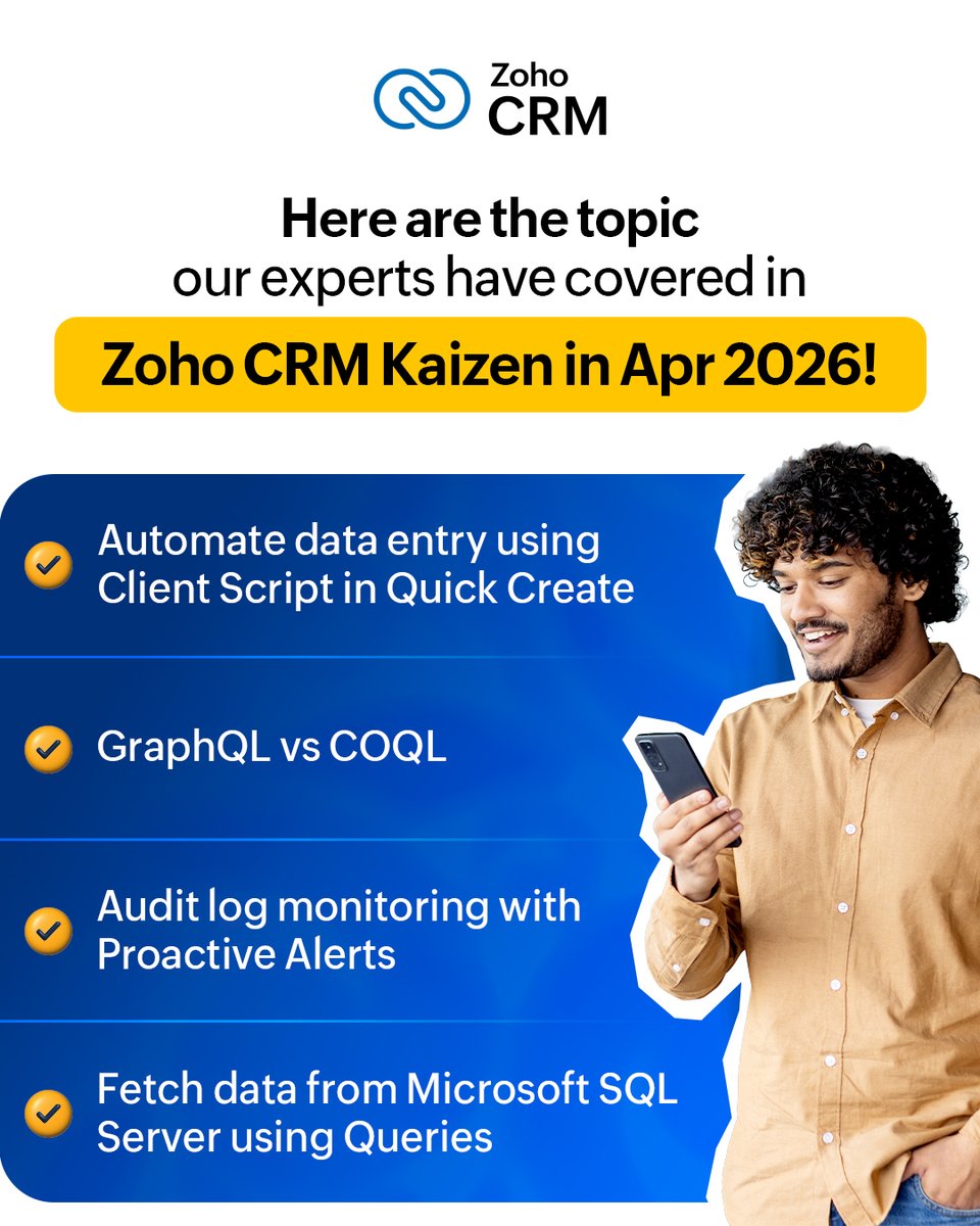 Zoho CRM tweet media