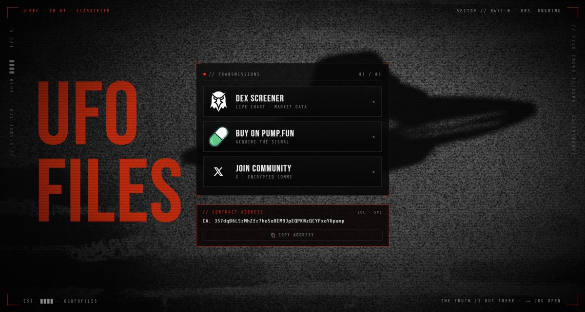 OG UFO FILES tweet media