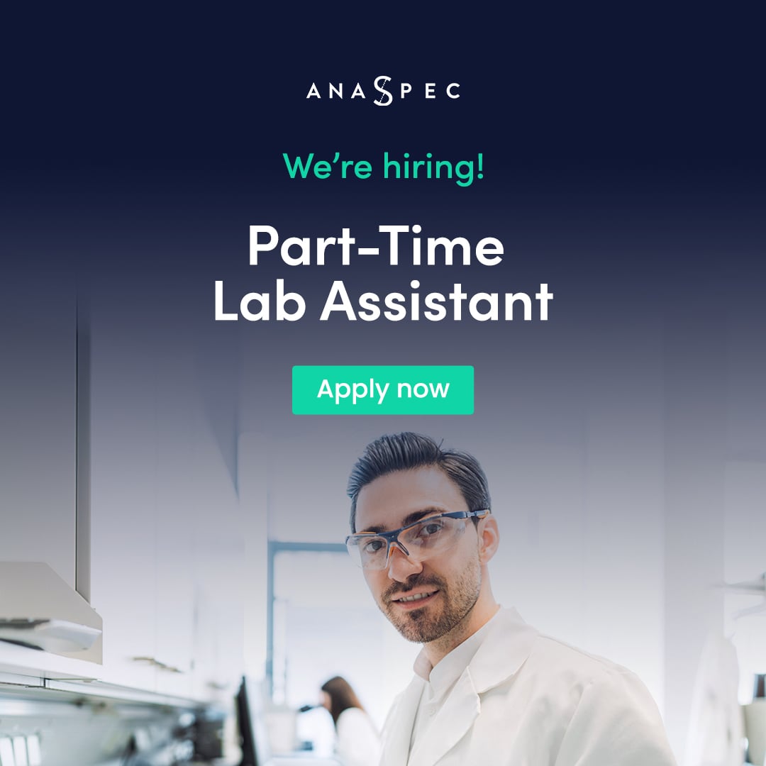 anaspec's tweet photo. Join our team! AnaSpec is hiring a Part-Time Lab Assistant for our GMP and research-grade operations. Ideal for those seeking hands-on experience in biotechnology, pharmaceutical manufacturing, or laboratory operations.
Apply now: https://t.co/R0Qu3D1dsb
 #AnaSpec #hiring https://t.co/UtOqMIyep5