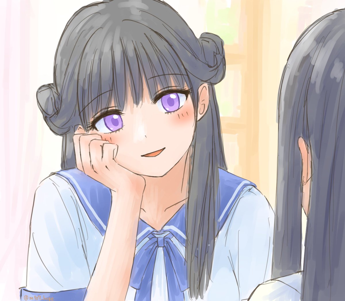ブルリフ
雑談する おねえさまと瑠夏ちゃん

美弦「瑠夏は私の妹のようなものなんだから、私のことを『お姉さん』じゃなくて『お姉ちゃん』って呼んでもいいのよ？」
瑠夏「！？」