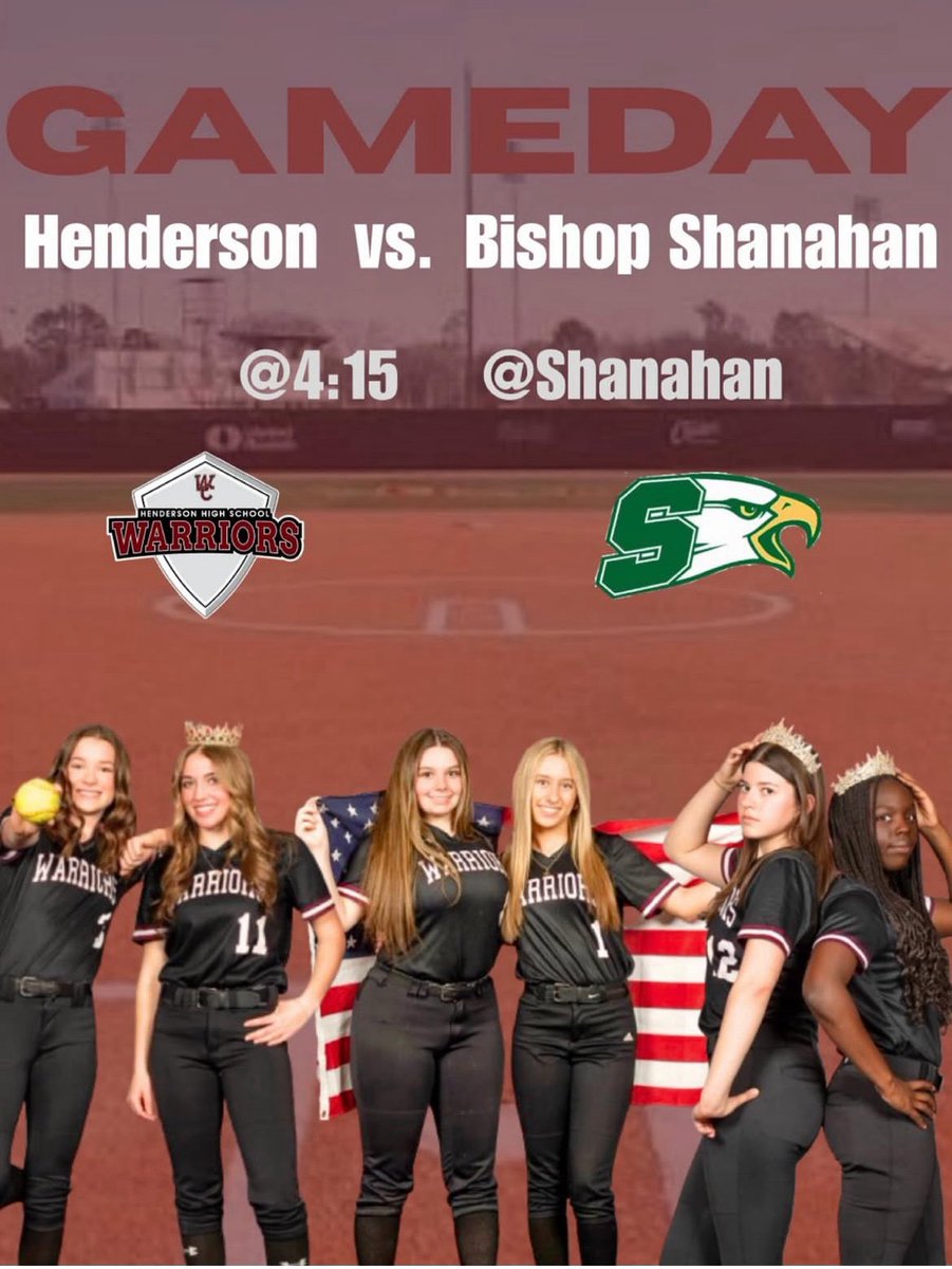 hendysoftball1's tweet photo. One more regular season game  day for our Warriors!  4:15 today at Bishop Shanahan as we look to close out 2026 on a high note!

Go Warriors! https://t.co/2pC1AJa2f5