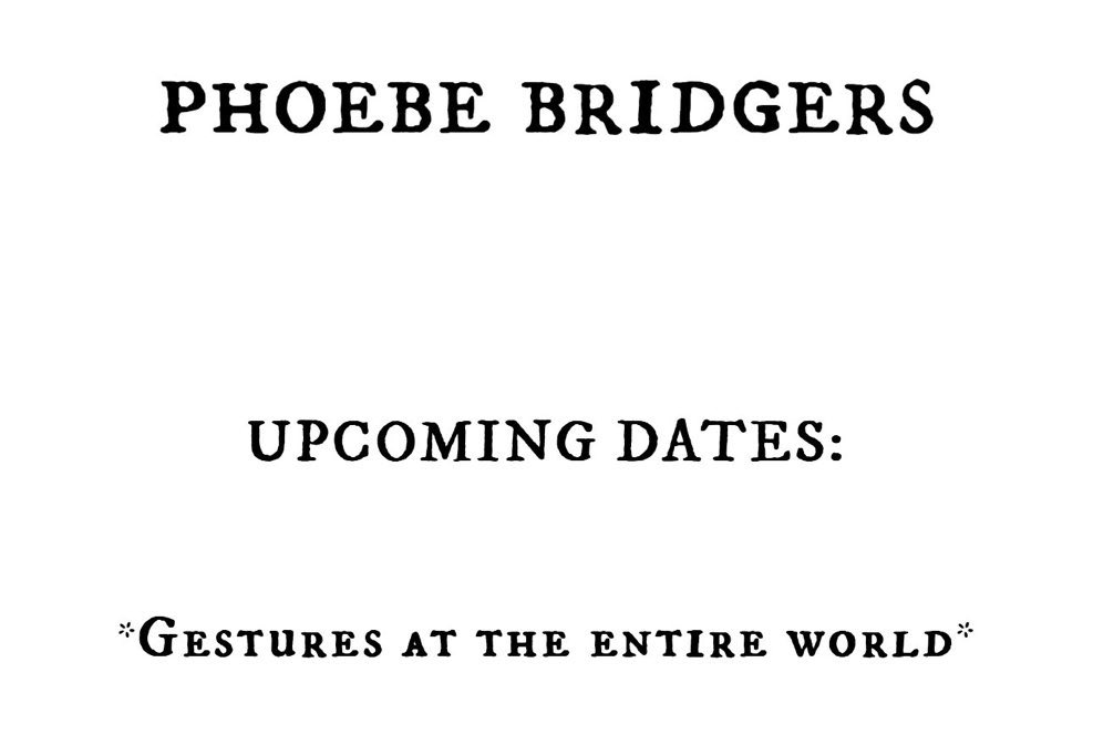 Phoebe Bridgers Brasil tweet media