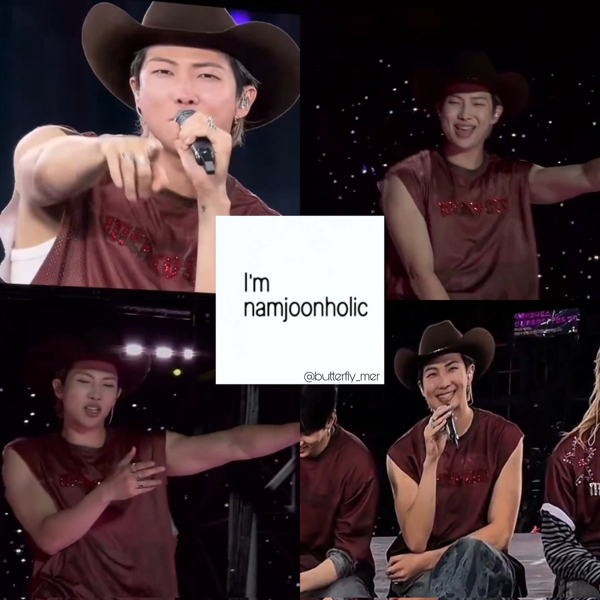 Namjoon cowboy, you will go down in history books #RM