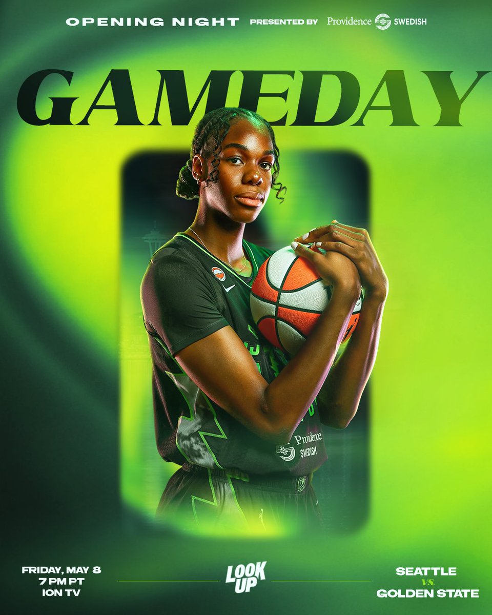 seattlestorm's tweet photo. WE'RE SO BACK. ⛈️
Opening Night presented by @ProvSwedish 

🆚 @valkyries 
⏰ 7:00 PM PT
📍 @ClimateArena 
📺 Ion TV
🎟️ https://t.co/B3ALCLBxF8 https://t.co/XoYuaea3nz