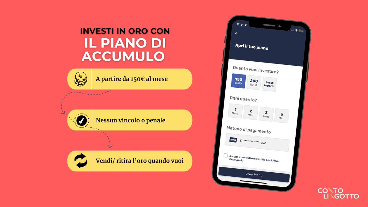 Conto Lingotto tweet media