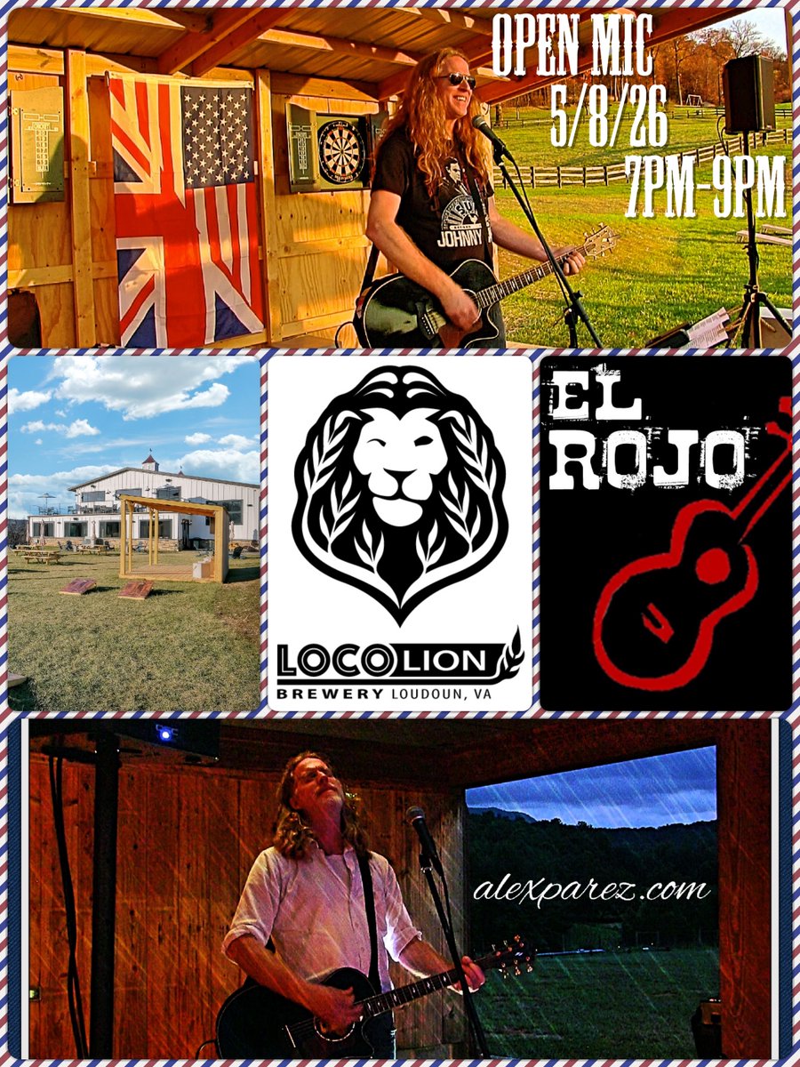 AlexTheRedParez's tweet photo. Tonight! Open Mic! At Loco Lion Brewery! 7:00pm-9:00pm!

https://t.co/PrU2KMvIrb

https://t.co/Gm34SKDv60 https://t.co/WhdwNiT8r4
