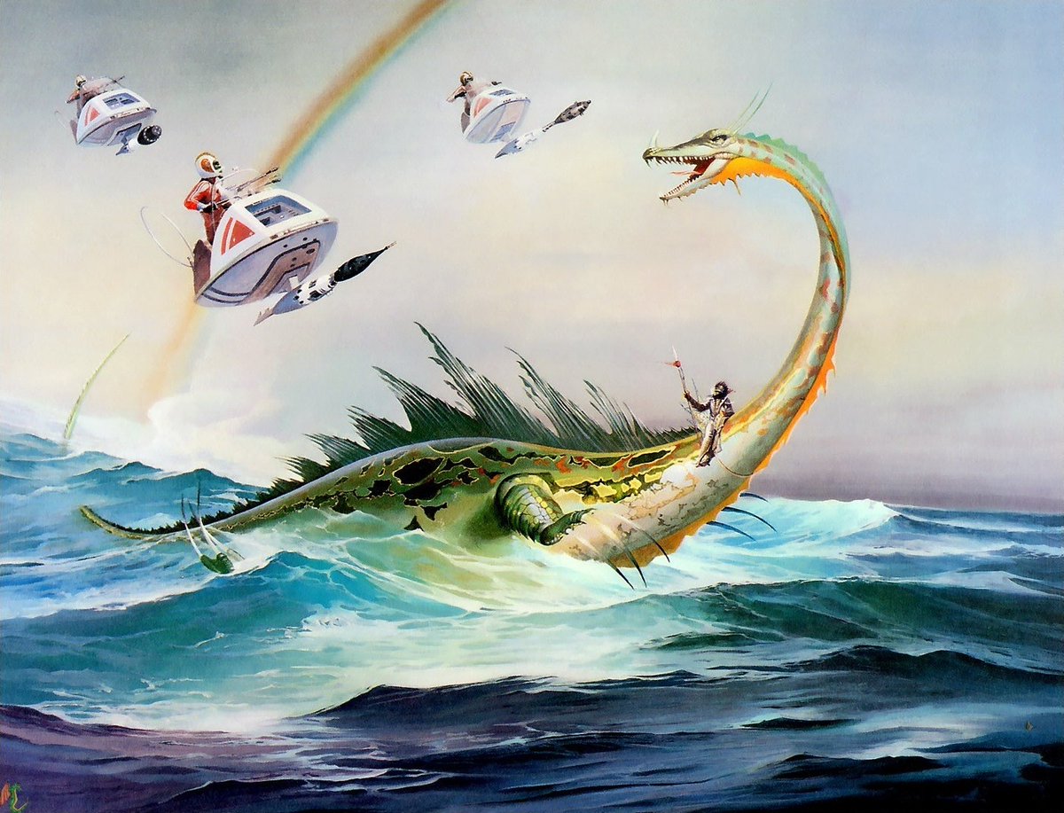 70s Sci-Fi Art tweet media