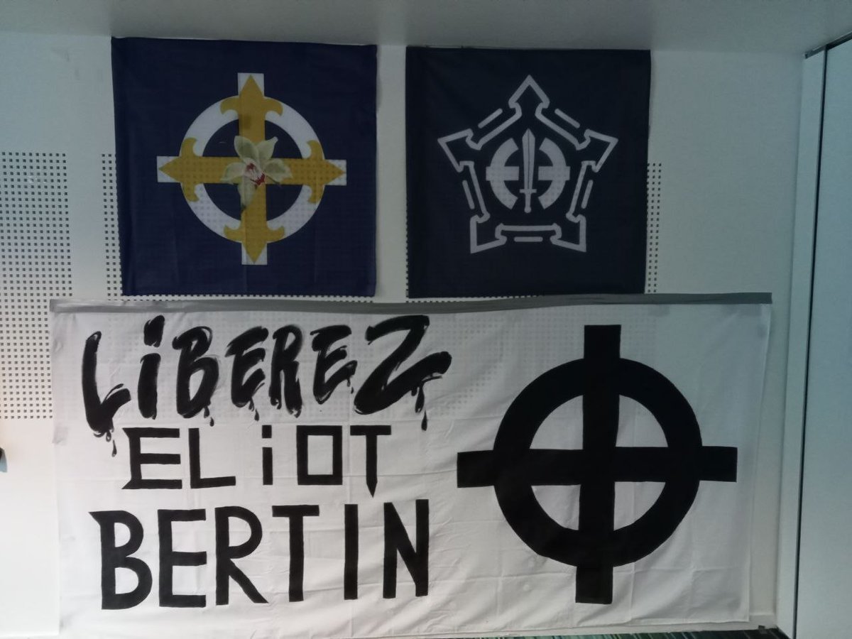 Une nouvelle fois réclamons la libération d'Eliot BERTIN

<a href="/Aliette_Espieux/">Aliette Espieux</a> 

#Nationalisme