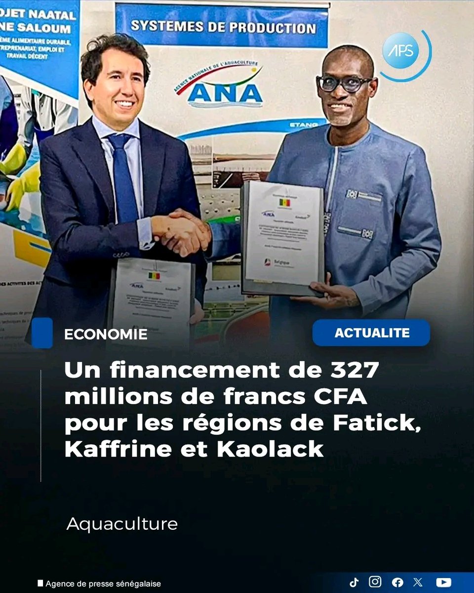 Agence Nationale de l'Aquaculture Sénégal tweet media