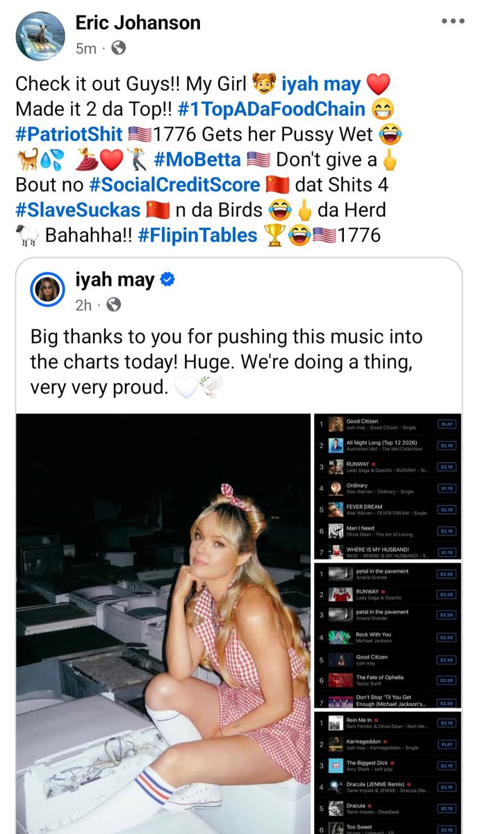 MoBetta1776's tweet photo. @iyahmaymusic 😂 Back Off Guys!! She's Mine!!
@iyahmaymusic 💃❤️🕺 🏆😁 https://t.co/fzMASYTTAg