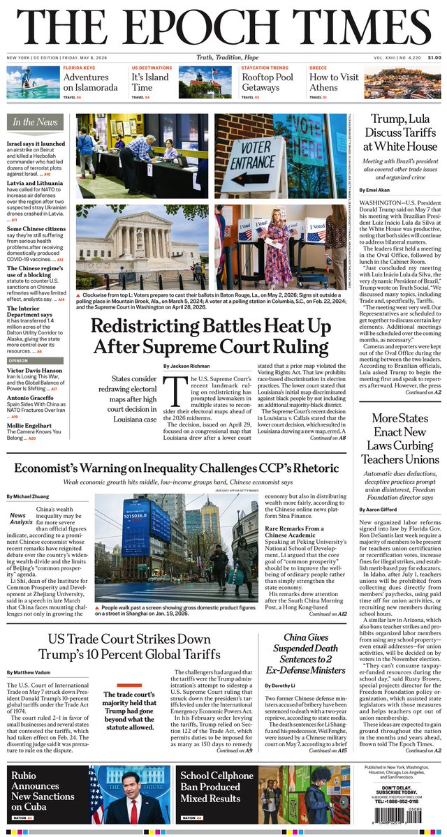 Epoch Times Print Edition tweet media