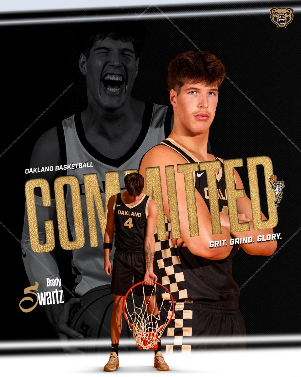 KayserHoops's tweet photo. NEWS: Western Michigan transfer Brady Swartz has committed to Oakland, source told @LeagueRDY.

The 6-foot-7 freshman out of Grand Rapids, Michigan spent one season at WMU and averaged 7.7PPG and 4.6RPG this season.

Repped by @artistemgmt. https://t.co/2bDBNDn3tY