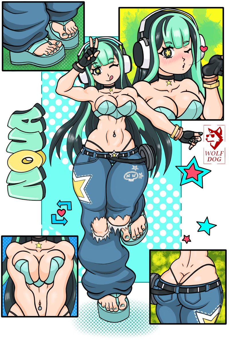 Ya que le robe el estilo al <a href="/ExNezo/">Nezo✨🔞</a> 
Lo menos que puedo hacer es
dibujar a su monita: Nova
