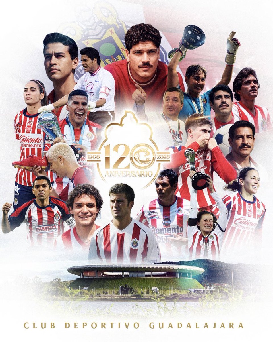 120 años de historia 🔴⚪️

 <a href="/Chivas/">CHIVAS</a>