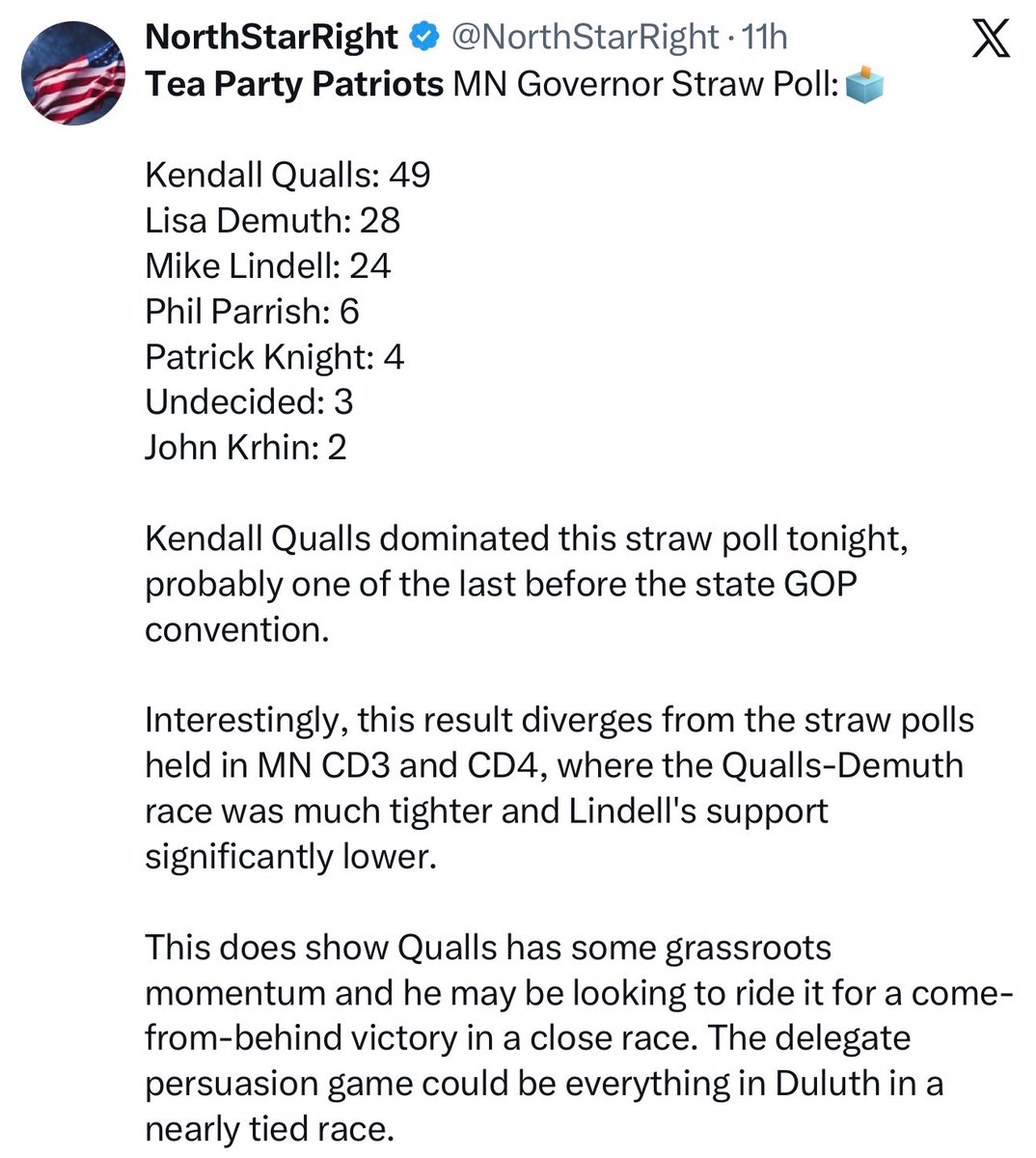 Kendall Qualls tweet media