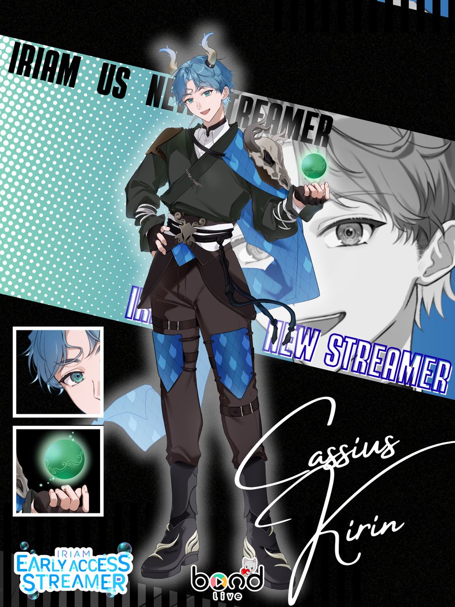CassiusKirin's tweet photo. Let's GOOOOO. I am so excited to meet everyone. #JumponIRIAM and have some fun with Bondlive's Kirin Commander when the debut arrives.
#VTUBER
#IRIAMUS #IRIAM https://t.co/Ky15ZfezJh