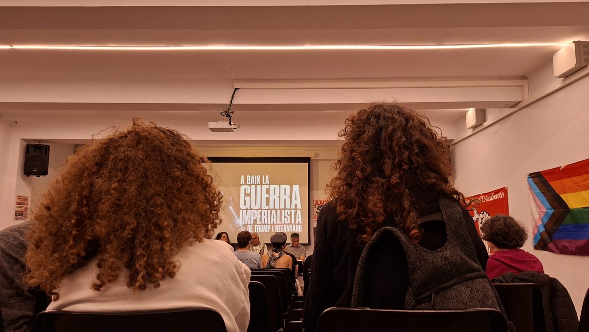 💥Donem començament l'acte contra la guerra imperialista a Barcelona, Cotxeres de Sants!