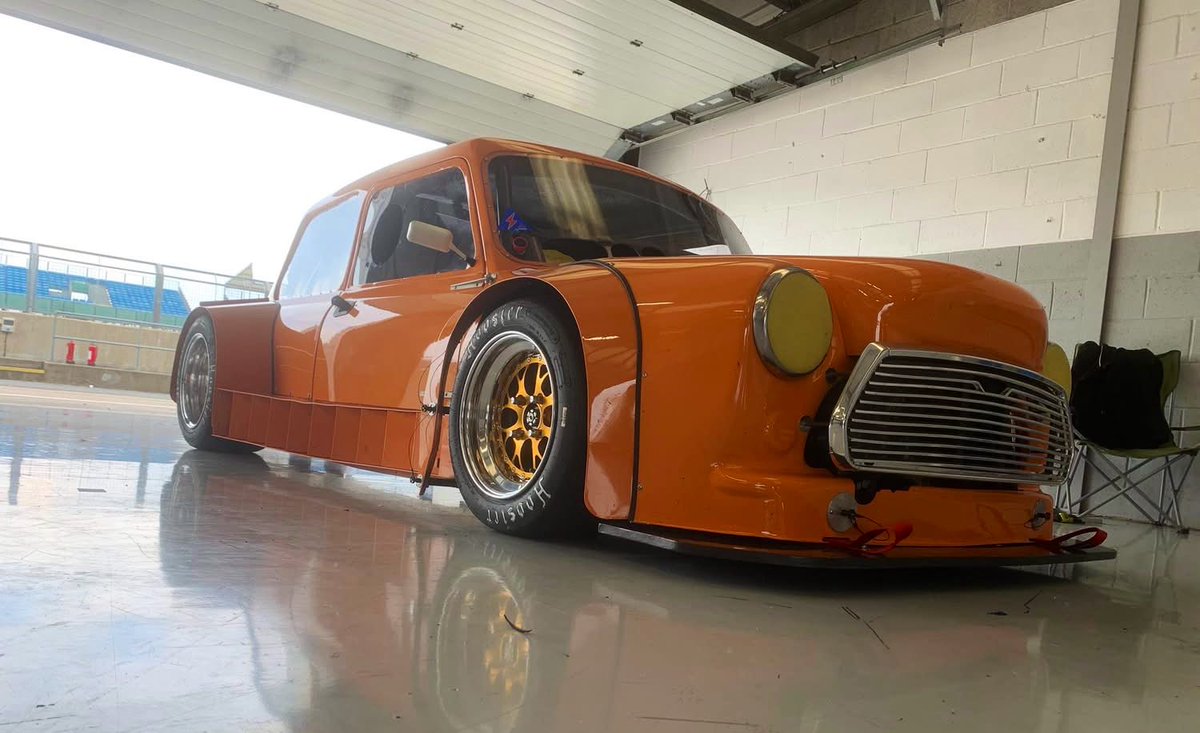 Thundersaloons's tweet photo. π Spotted: Mini Mayhem π¨
Testing at Silverstone, Jon Lee in his newly built Mini Spaceframe, powered by a Suzuki Hyabusa gen 1 with a TTS Supercharger.
The car will debut at the Fastest Mini in the World races at Brands Hatch π
#FMitW | #Mini | #Silverstone https://t.co/0ACPNFhWS9
