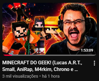 NovaCraftSMPP's tweet photo. Para o pessoal que não acompanhou as lives ontem, já estão no ar os primeiros videos, corre para conferir!!!
- Lucas ART: Grupo Oeste
- Chrono: Grupo Leste
#Novacraft https://t.co/Oq82KwUbai