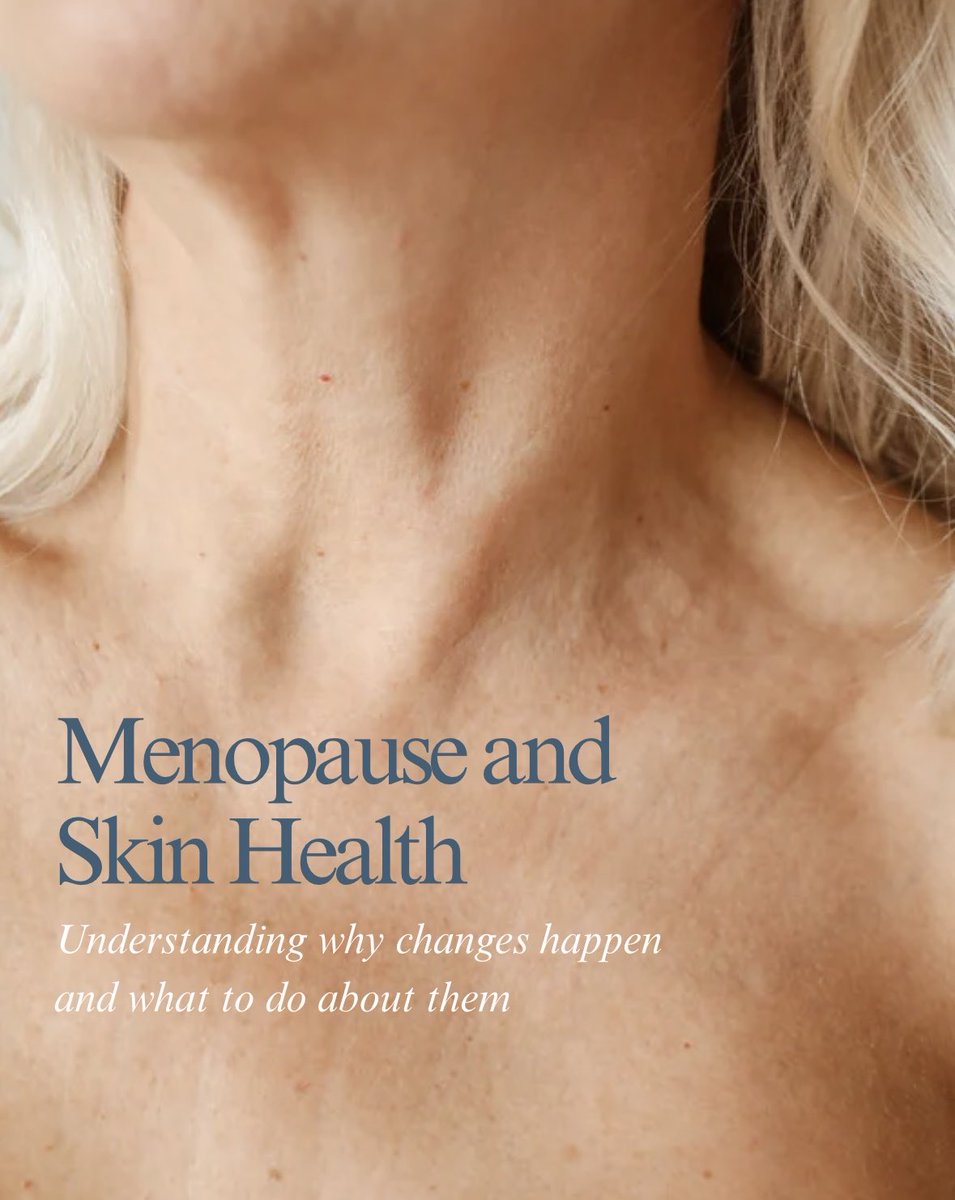 DermMedGroup's tweet photo. Menopause will change your skin- but doesn’t have to catch you off guard. Knowing what’s happening beneath the surface helps you adjust your routine to support your skin every step of the way! 

#menopause #dermtips #dmgnc #healthyskin #skinsupport https://t.co/AsmIN5Z7Hx