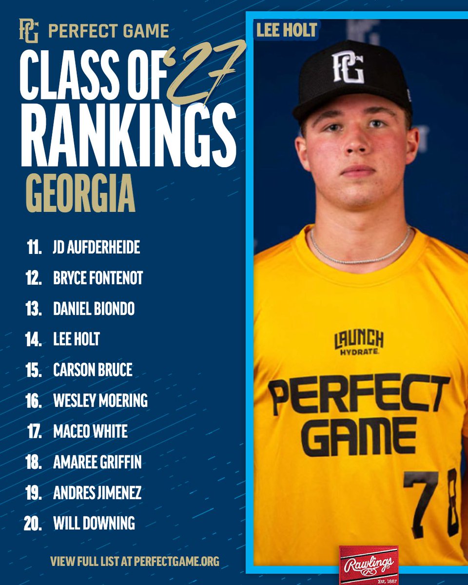 Perfect Game Georgia tweet media