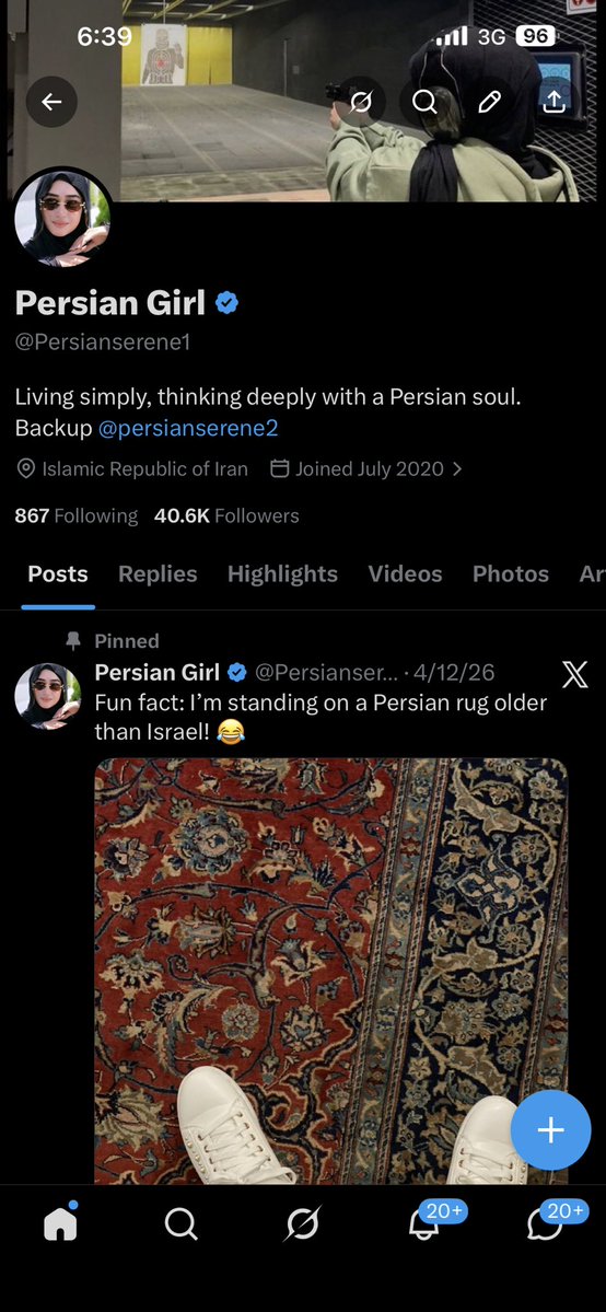 Persian Girl tweet media
