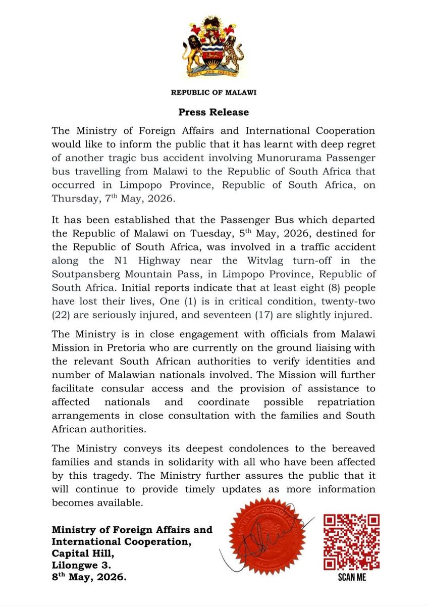 Malawi Government🇲🇼 tweet media