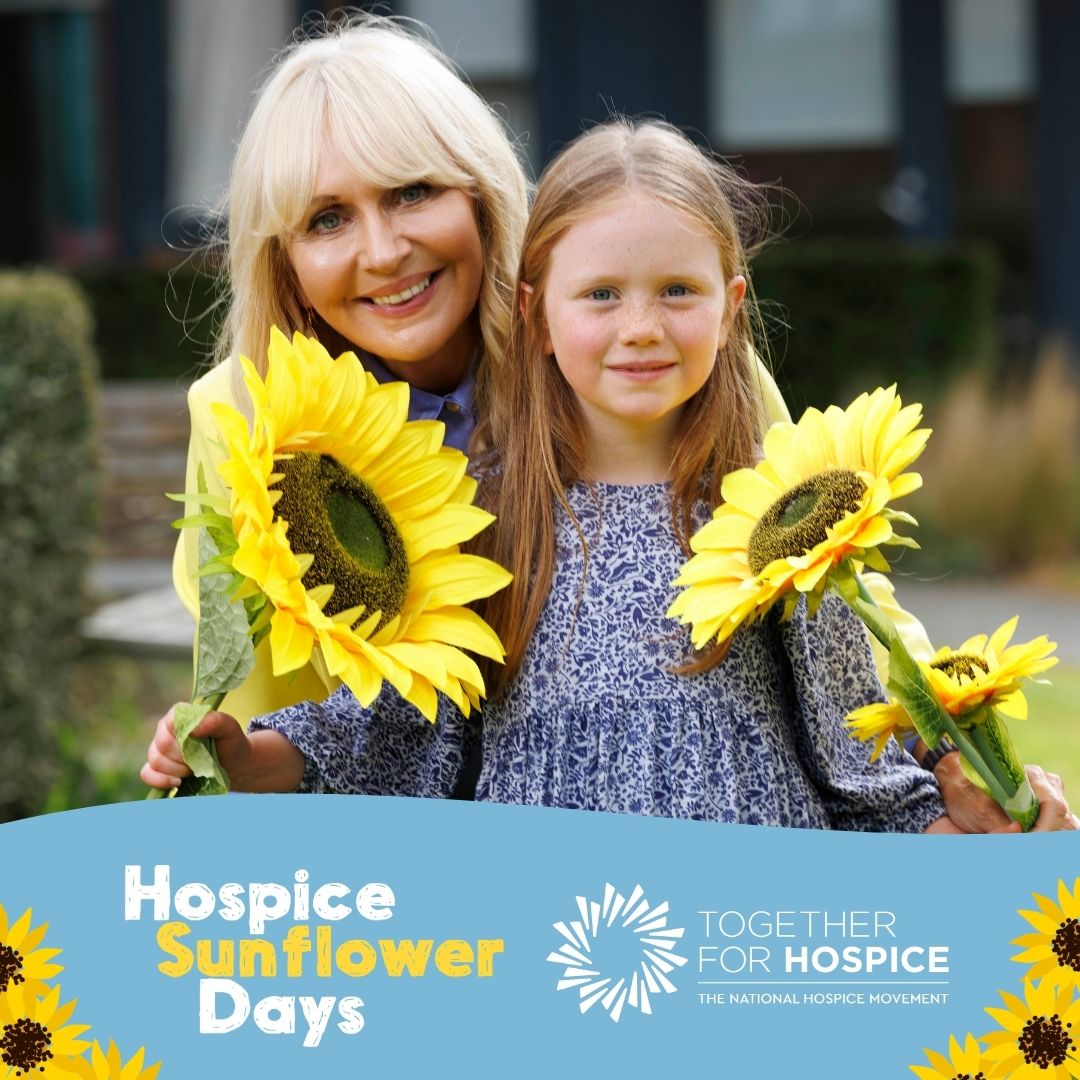 TogetherHospice's tweet photo. 🌻We’re delighted to have @MiriamOCal as our Sunflower Days Ambassador once again, helping us launch this year’s campaign 💛

Join us in celebrating Sunflower Days and supporting the incredible work of Hospice care.

#SunflowerDays #MiriamOCallaghan https://t.co/xzfOeHP7pL