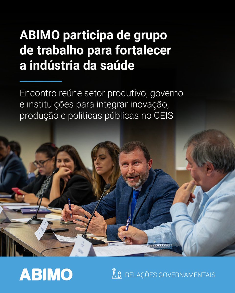 abimobr's tweet photo. A ABIMO participou de reunião estratégica sobre a cadeia de valor da saúde em Brasília. Representada por Márcio Bósio, a entidade reforçou o compromisso com um setor mais integrado, inovador e menos dependente de fatores externos.

#abimo #apoio #desenvolvimento #inovacao https://t.co/cgJkrHWOc5