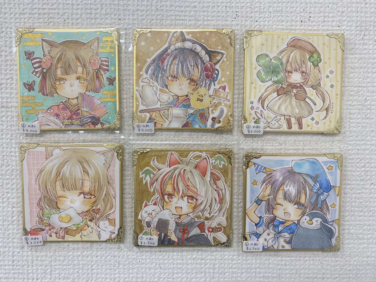 大阪・九条で「ちいさな夢物語展4」開幕 豆色紙の夢イラスト37作家分