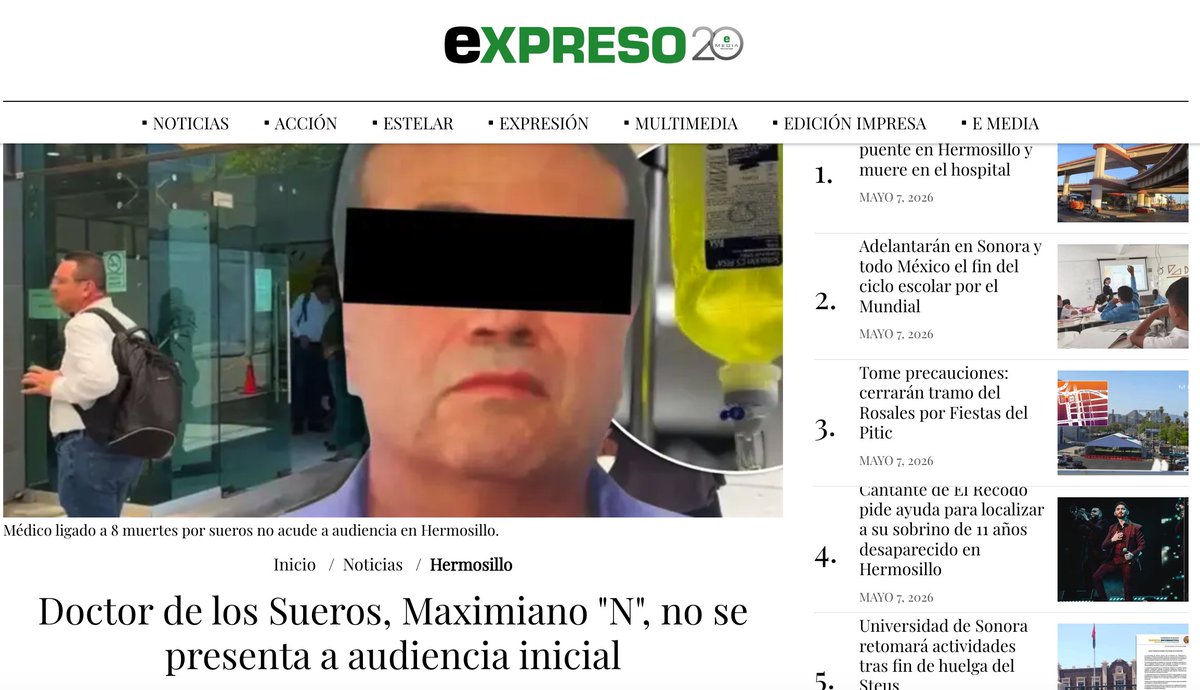 MrDoctorOficial's tweet photo. La Fiscalía lo investiga por presunto homicidio culposo y mala praxis médica 🚨🧪

Las autoridades sospechan que los sueros estaban contaminados. https://t.co/HpcjXi3RKV