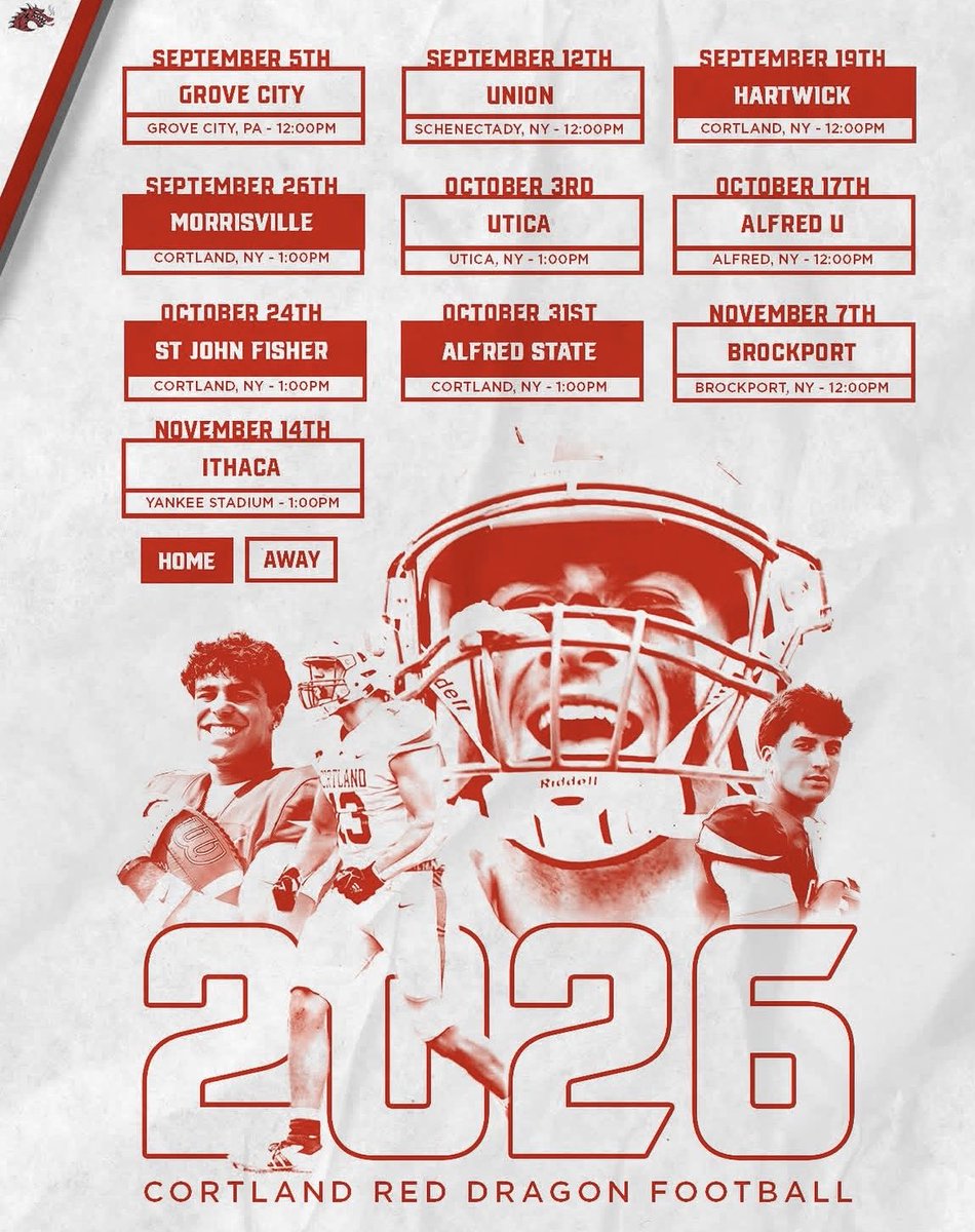 SUNY Cortland Football tweet media