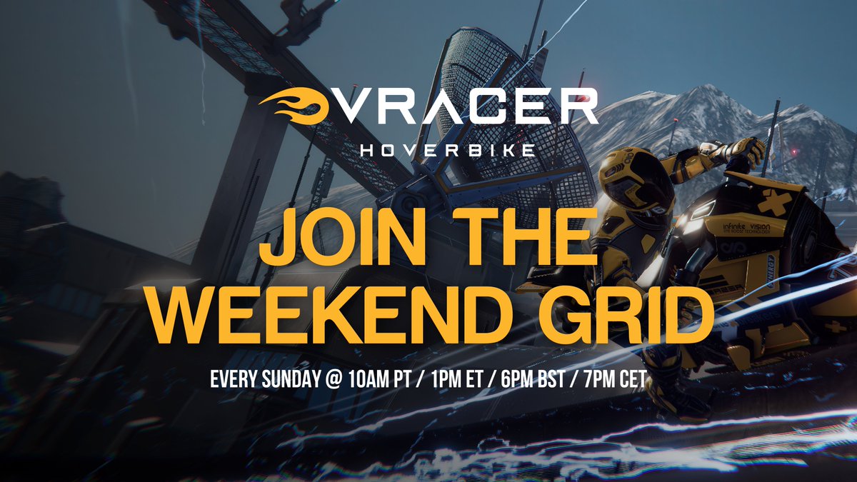VRacer Hoverbike tweet media