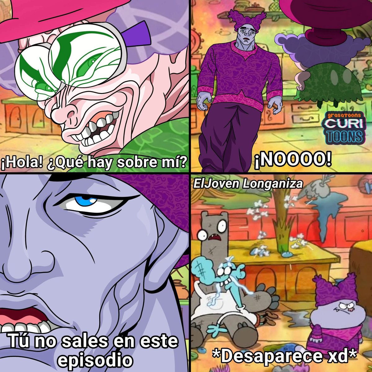TUNA_MAYO_MEME's tweet photo. Chowder GOD

PD: Créditos al autor del COTY 🐐 en Curi-Toons https://t.co/jmTvF3NzlU