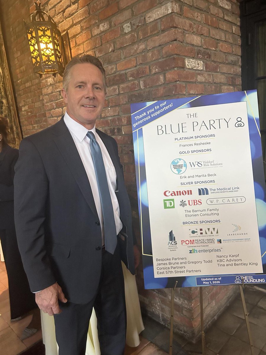 DeriveTech's tweet photo. Derive was proud to support The New York Foundling at The Blue Party last night at The Bowery Hotel. An incredible evening bringing creating real opportunities for children in foster care, families navigating challenges, and adults with developmental disabilities. https://t.co/kDhsELvvcO