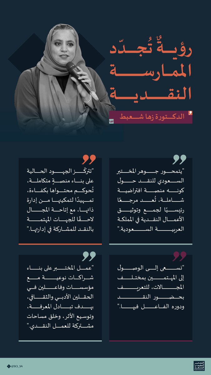 المختبر السعودي للنقد tweet media