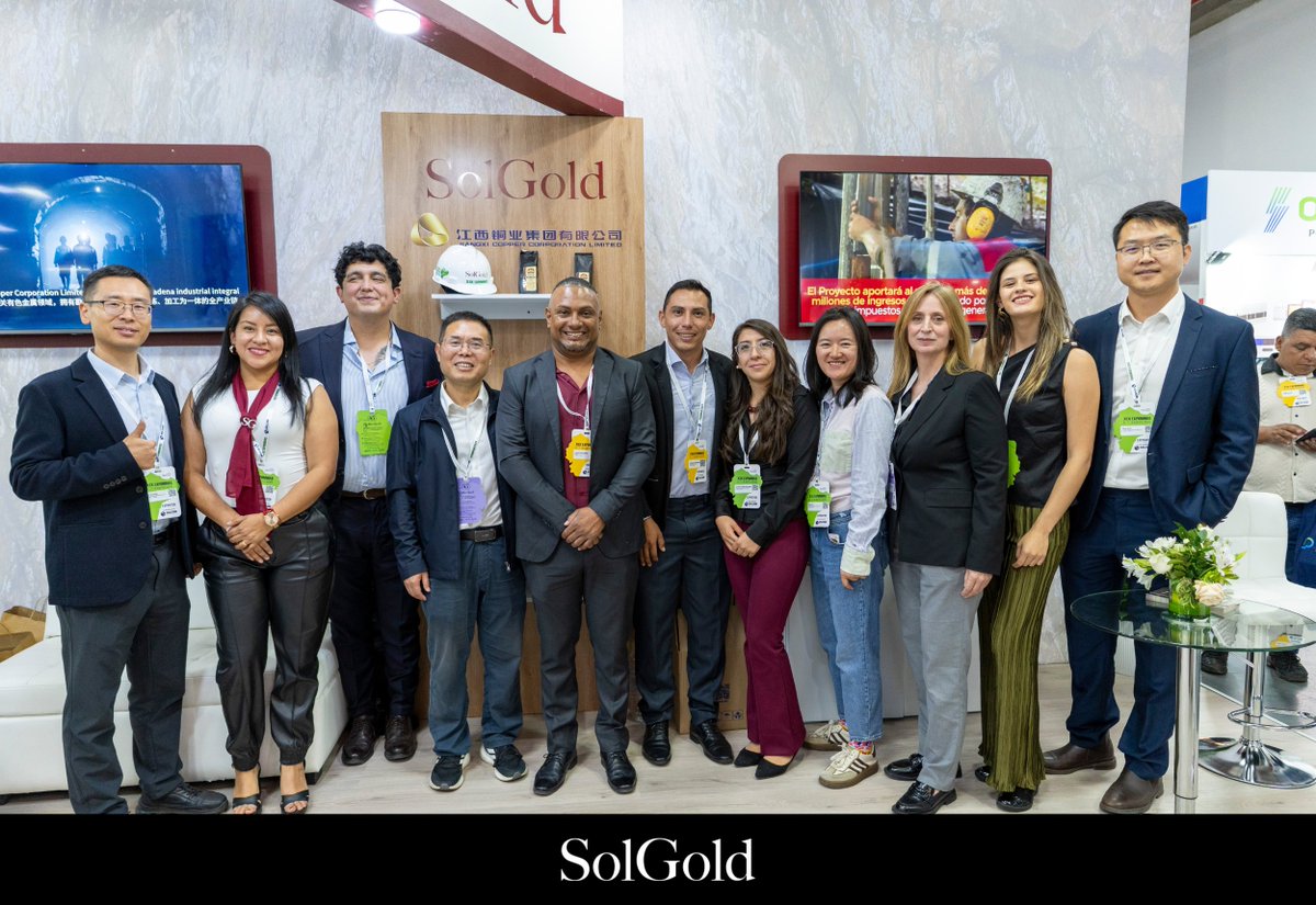 SolGoldEc's tweet photo. SolGold en Expominas 2026

Los esperamos en el último día de Expominas 2026 para visitar nuestro stand y conocer más sobre el Proyecto Cascabel, nuestro compromiso con el desarrollo sostenible y las oportunidades que impulsamos para el Ecuador.

📍 Centro de Convenciones Metropolitano de Quito
📅 Viernes 8 de mayo
👉 Registro gratuito: https://t.co/nK2vYzB8wY

#SolGold
#ProyectoCascabel
#Expominas2026
#DesarrolloSostenible
#ComprometidosConEcuador