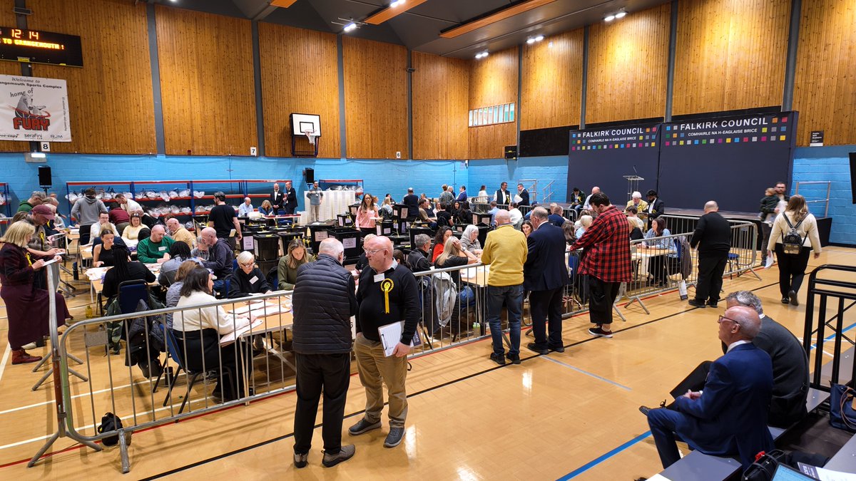 falkirkcouncil's tweet photo. RESULT: Falkirk West &amp; Falkirk East and Linlithgow Constituencies  https://t.co/hwbeYZarPt #SP26RESULT #SP26 https://t.co/0p91WpBSYb
