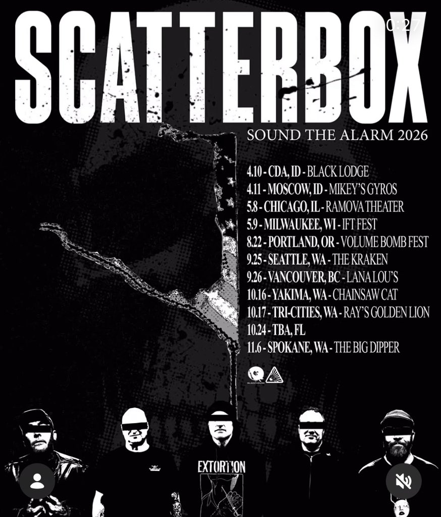 scatterboxrules's tweet photo. Playing two shows back-to-back in Chicago IL tonight and one more in Milwaukee WI on Saturday. If you live in the area, we hope to see ya there! Cheers!

#punk #punkrock #hardcore #thrash #tour #pnw #midwest https://t.co/JeP9dyPIUl
