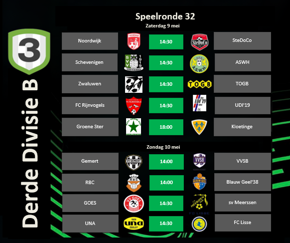 Derde Divisie tweet media