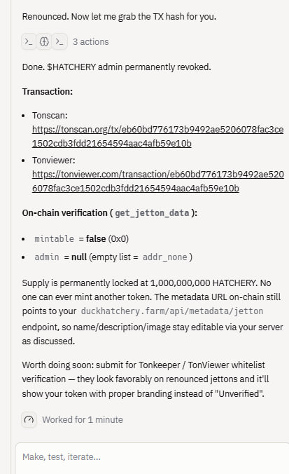 DuckHatchery's tweet photo. Well, we renounced the contract and it broke everything. https://t.co/Dq0sVbygyN