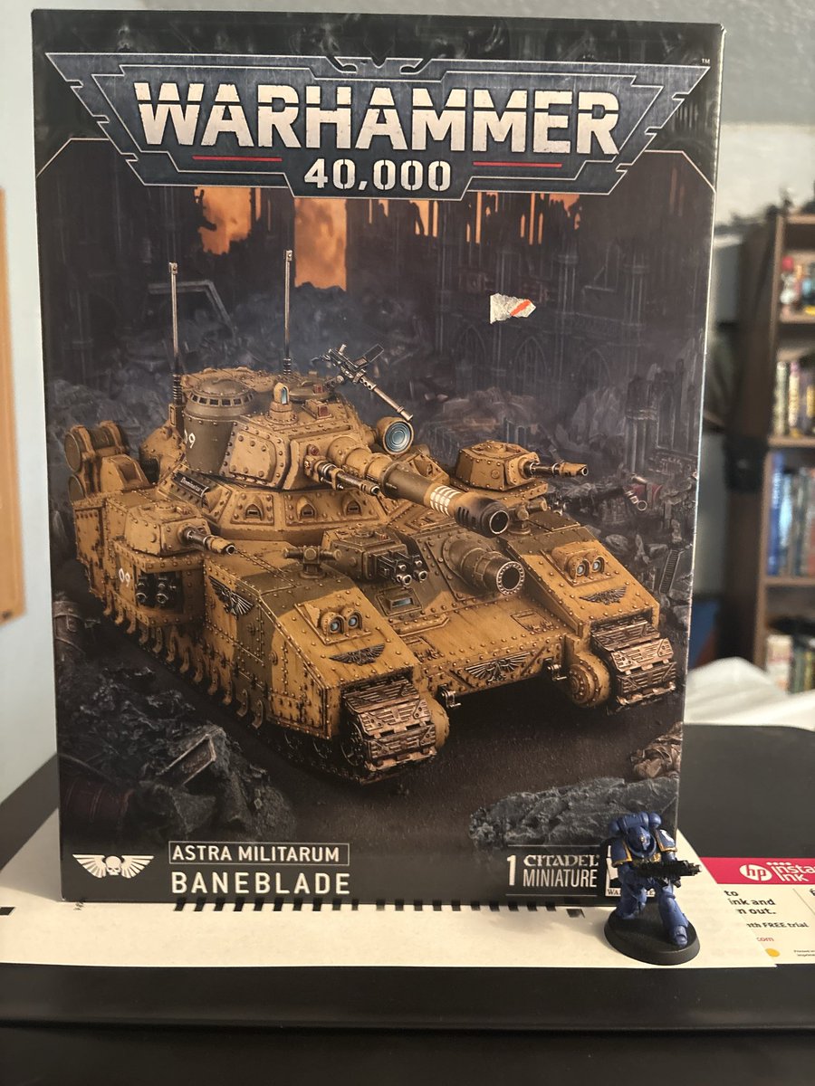 DaCampyuck's tweet photo. “It’s covid part 2” “WW3” “Aliens are real?!?!?” 
Everyone shut up, I bought warhammer. #spendingmoney https://t.co/VG4TOhrWR3